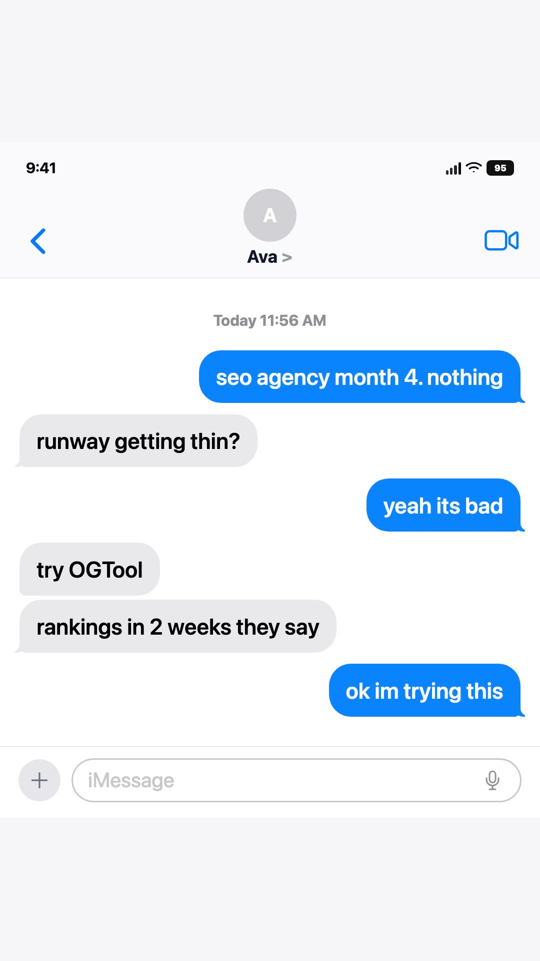 OGTool: SEO agency, month four: nothing