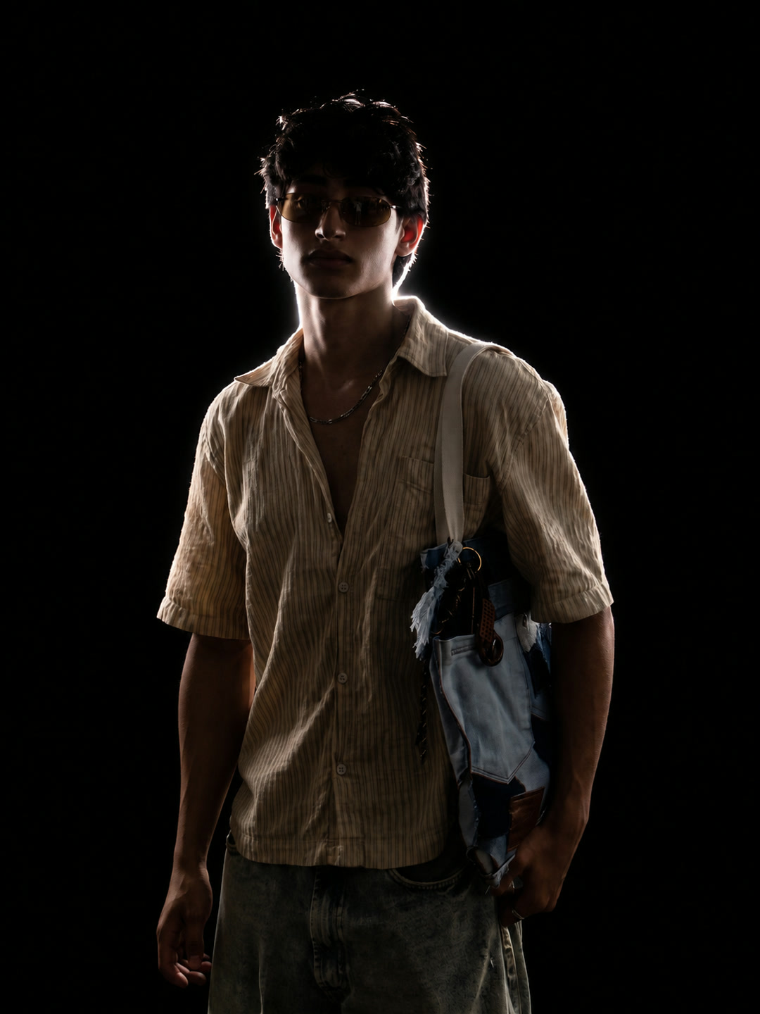 Candid portrait: Pull daylight into a black-box studio