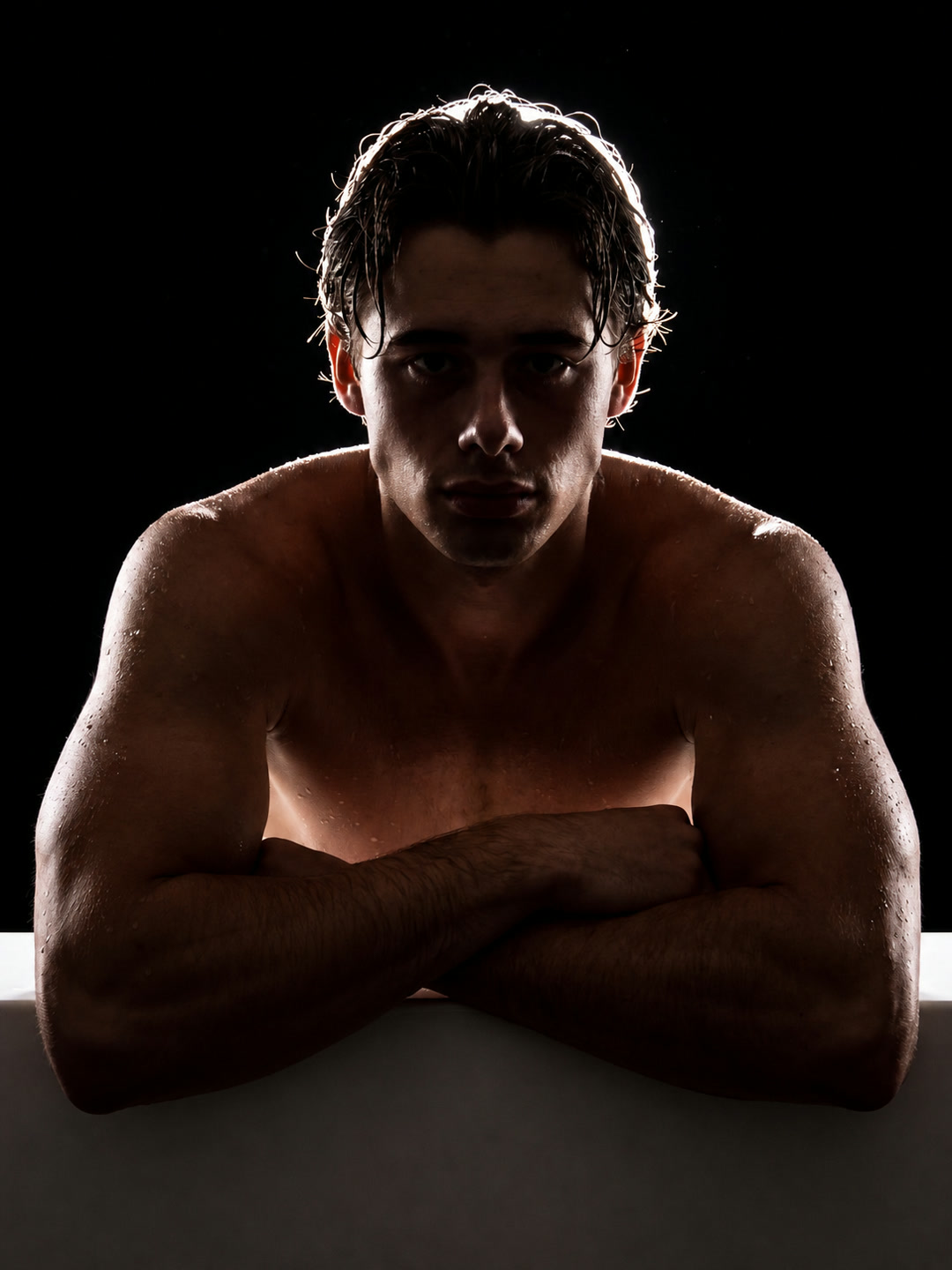 Body portrait: Sculpt the shoulders with a clean halo