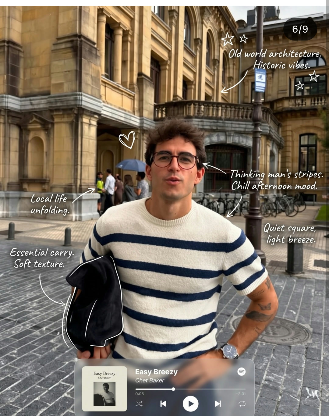 Travel journal: A city walk gets annotated